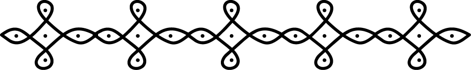 Traditional Kolam Border